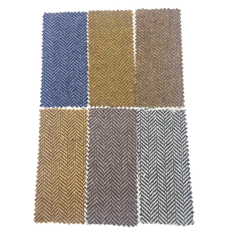 ヘリンボーン クラシック パターン 衣料品に利用可能なマルチカラー 3491